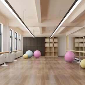 现代舞蹈教室3D模型下载